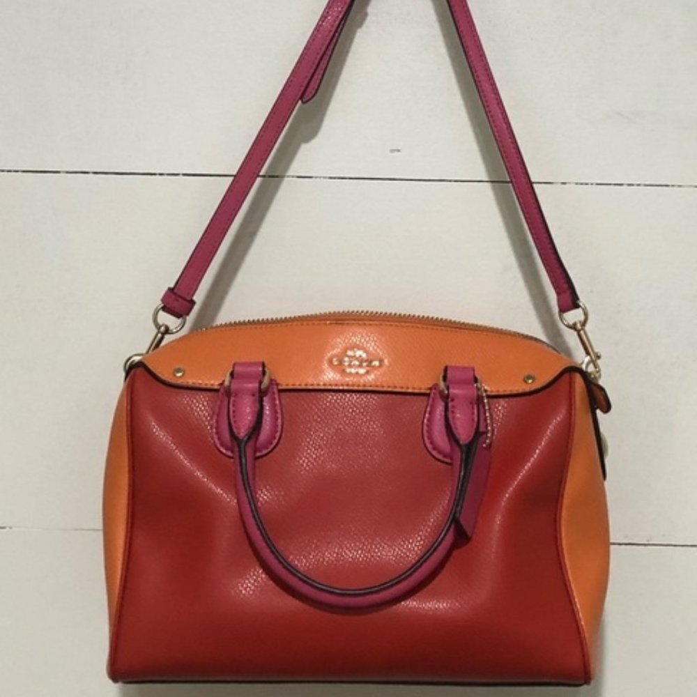 Coach Color Block Mini Satchel